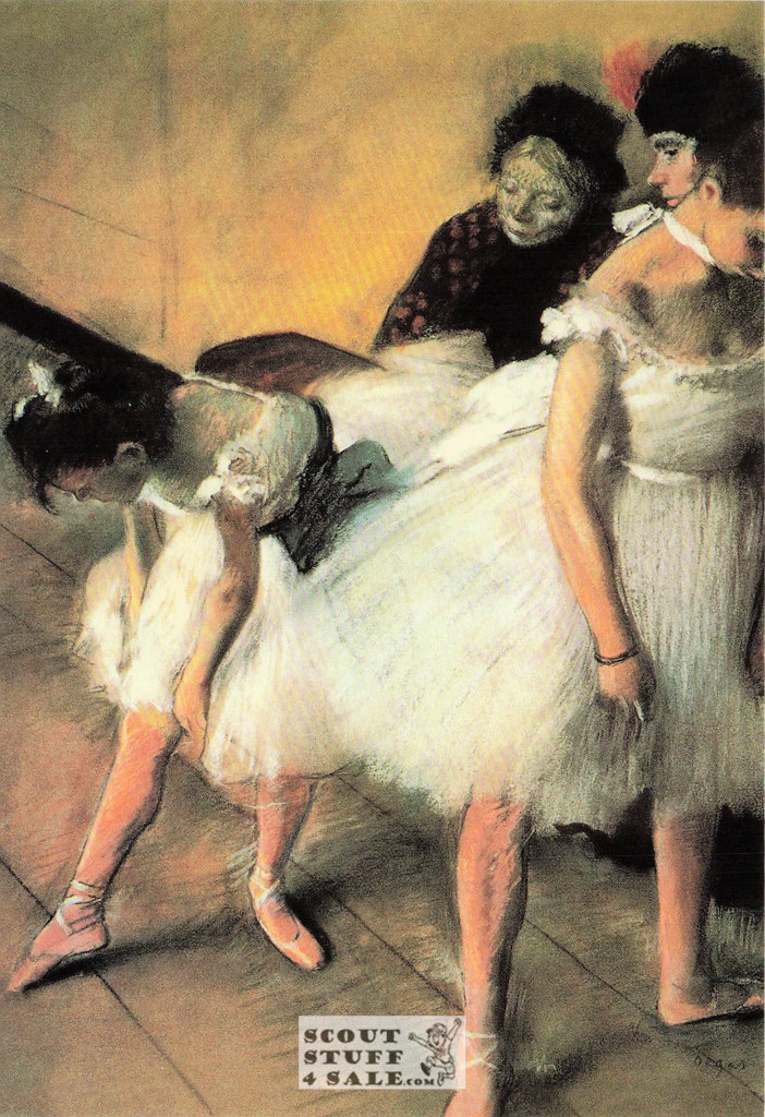 Dance Examination by Edgar Degas Painting Postcard by Classico SF #115-095
