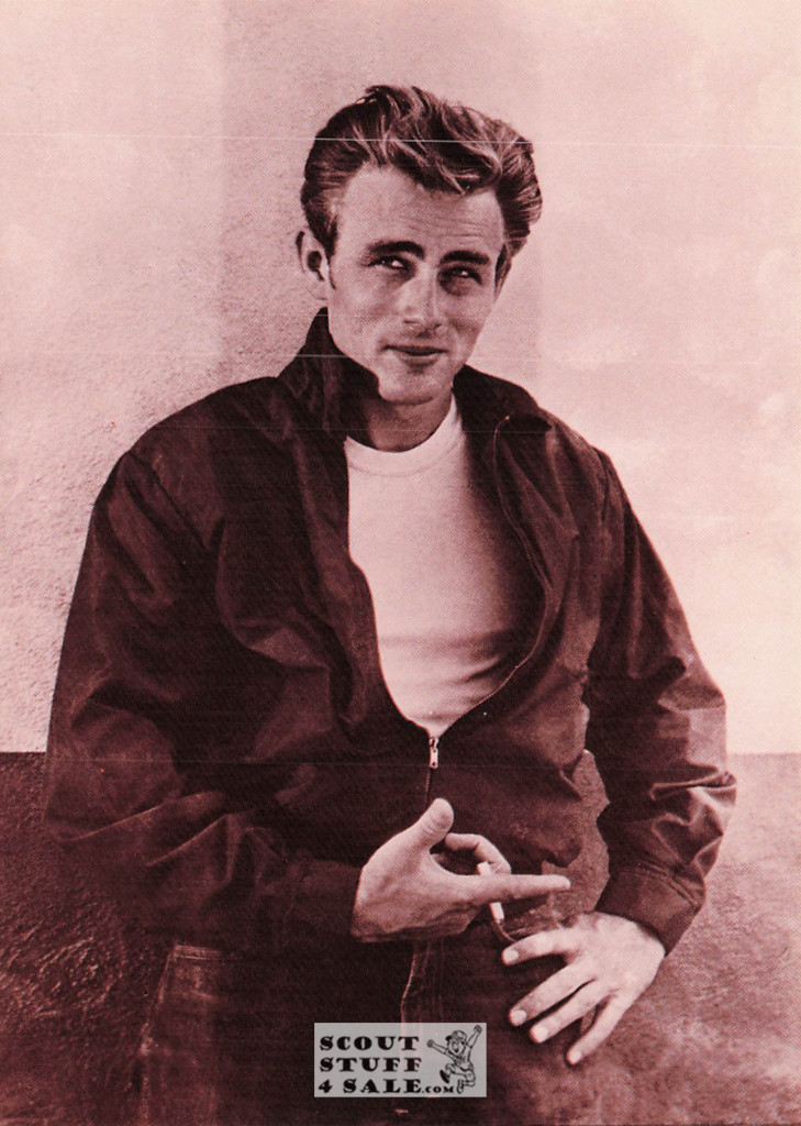 James Dean Sepia Postcard by Classico SF/Ludlow #136-016