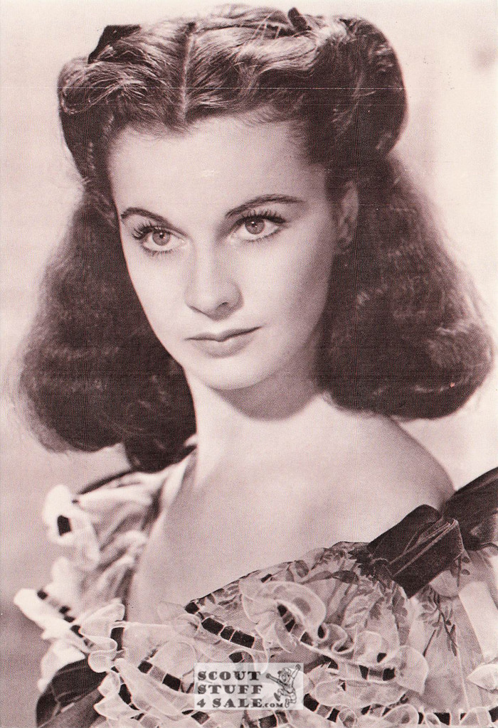 Vivian Leigh Gone With the Wind Sepia Postcard by Classico SF/Ludlow #136-023