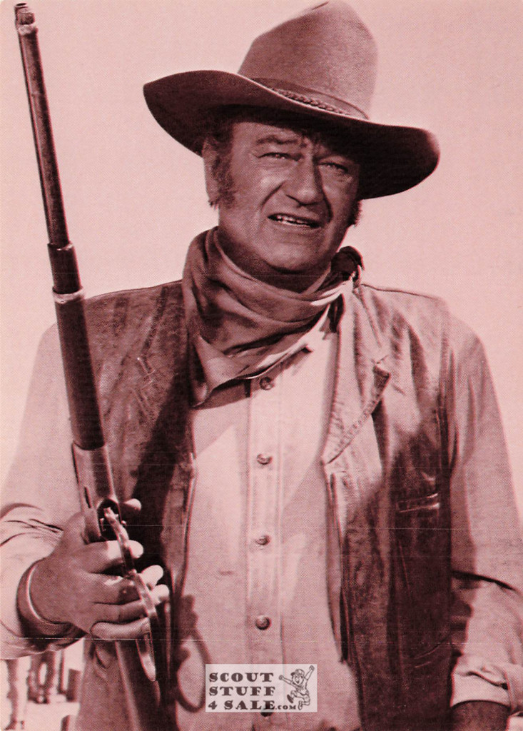 John Wayne Sepia Postcard by Classico SF/Ludlow #136-047