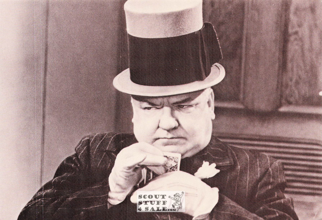 W. C. Fields Sepia Postcard by Classico SF/Ludlow #136-052