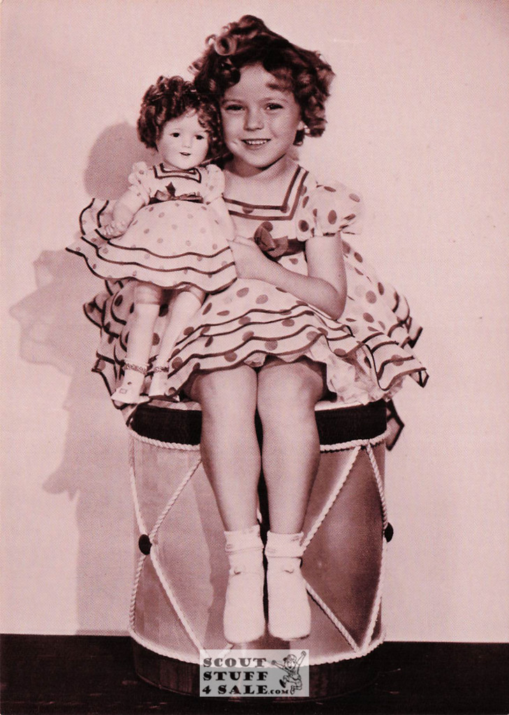 Shirley Temple Sepia Postcard by Classico SF/Ludlow #136-108 / FC108
