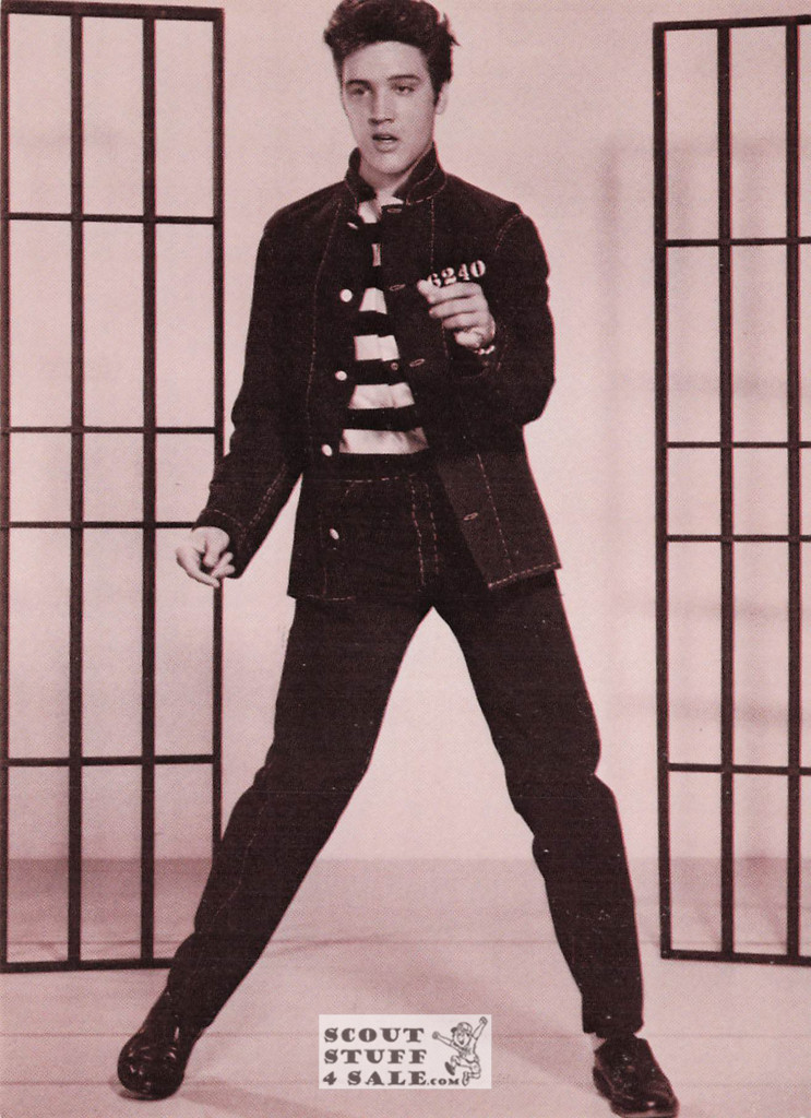 Jailhouse Rock Elvis Presley Sepia Postcard Classico SF/Ludlow #136-150