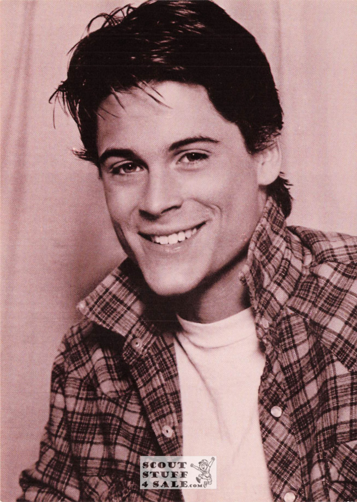 Rob Lowe Sepia Postcard by Foto Parjetas #136-166 / FC166
