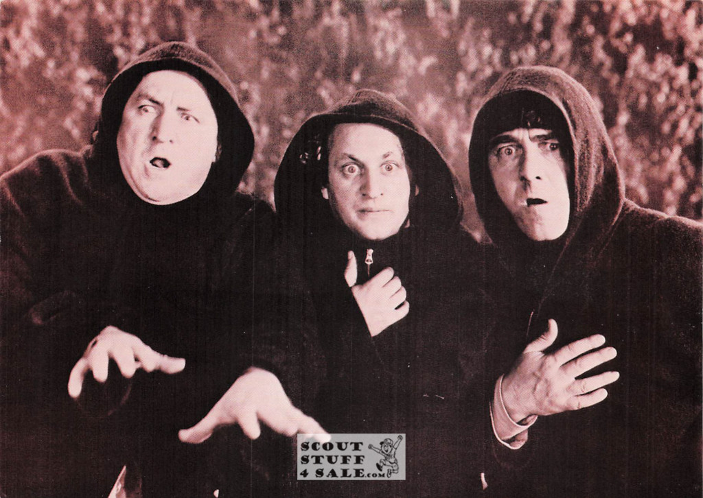 The Three Stooges Sepia Postcard by Classico SF/Ludlow #136-173 / FC173