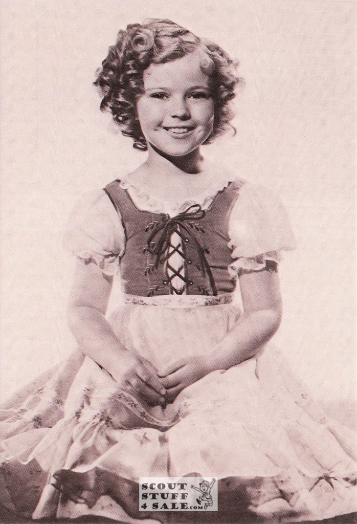 Shirley Temple as Heidi Sepia Postcard Classico SF/Ludlow #136-195