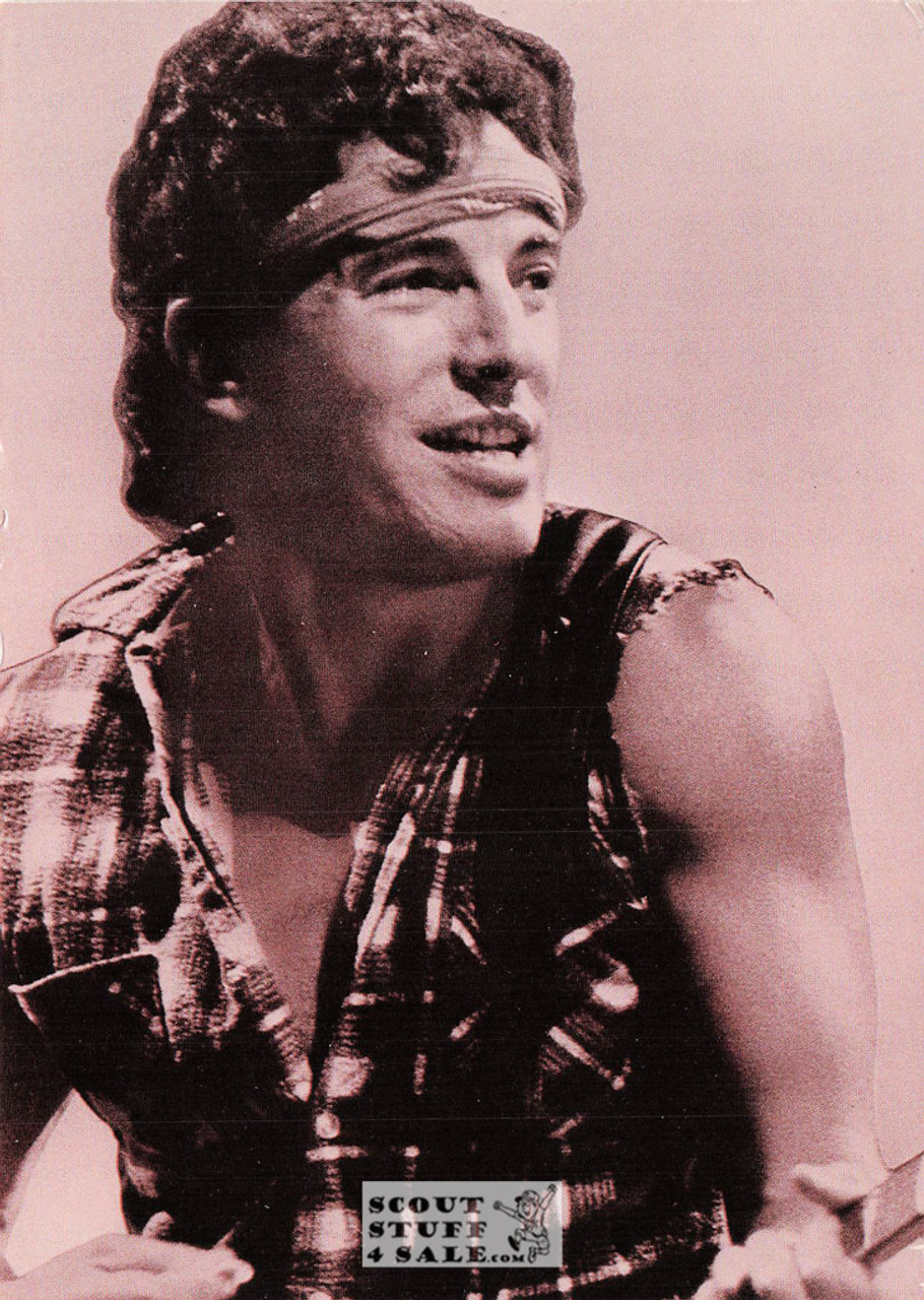 Bruce Springsteen Sepia Postcard by Classico SF/Ludlow #136-205