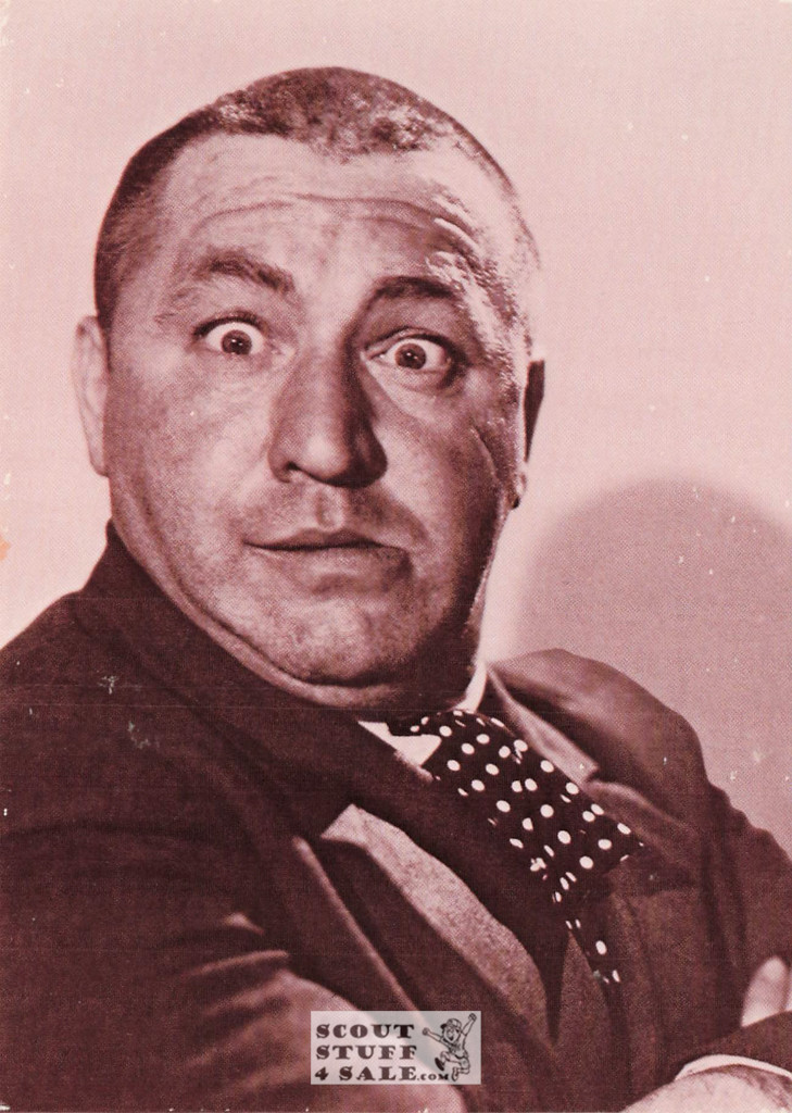 The Three Stooges Curley Sepia Postcard by Classico SF/Ludlow #136-207 / FC207