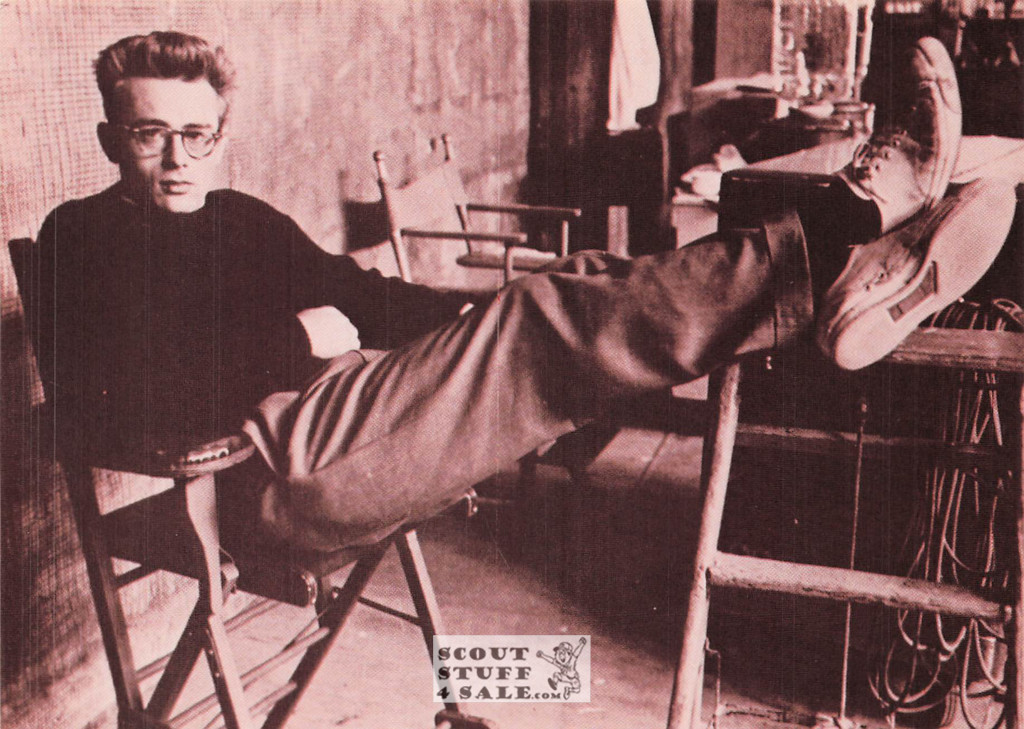 James Dean Sepia Postcard by Classico SF/Ludlow #136-272