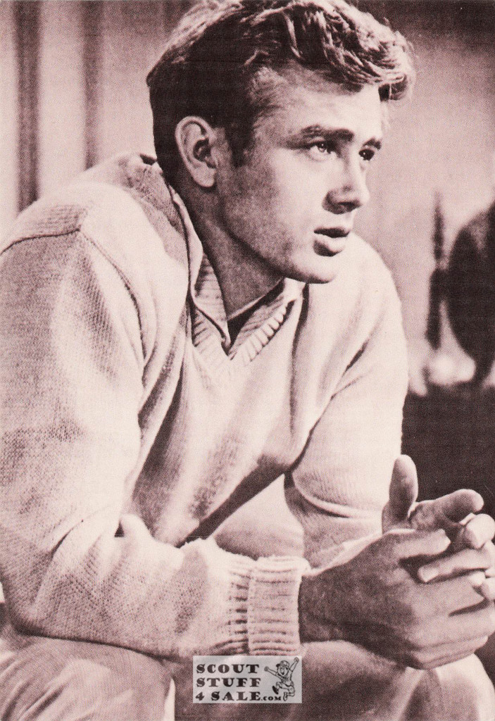 James Dean Sepia Postcard by Classico SF/Ludlow #136-283