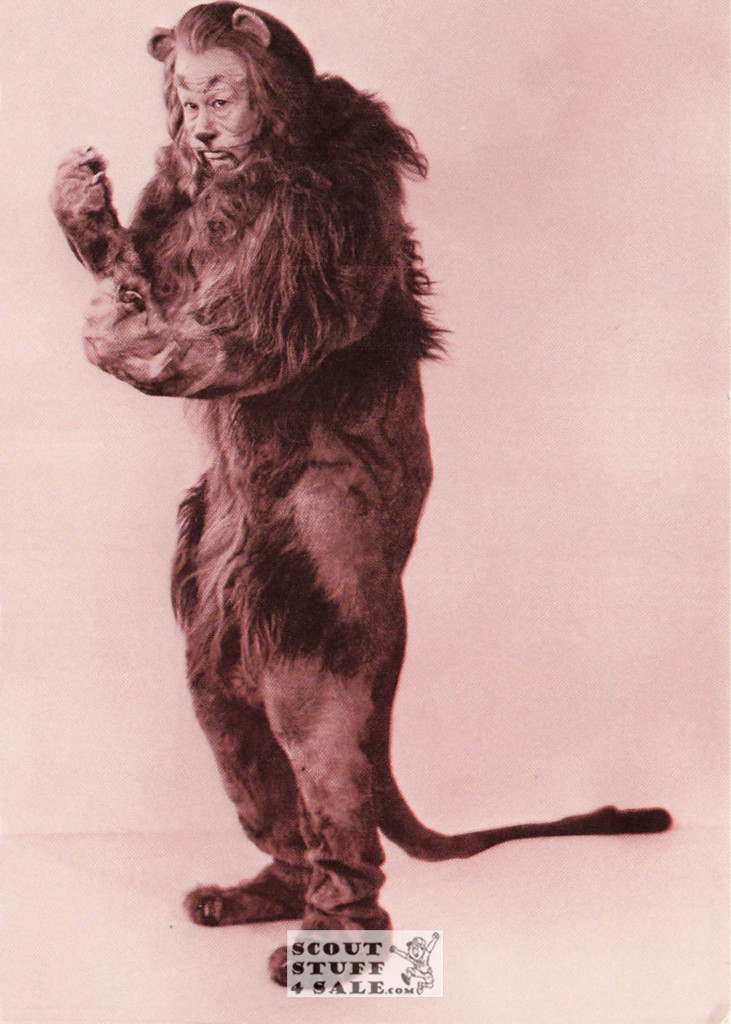 The Cowardly Lion Wizard of Oz  Sepia Postcard Classico SF/Ludlow #136-284/FC284