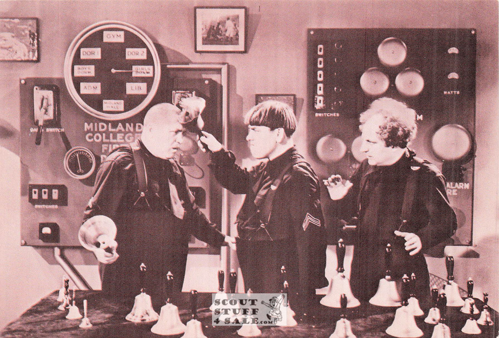 The Three Stooges Sepia Postcard by Classico SF/Ludlow #136-298