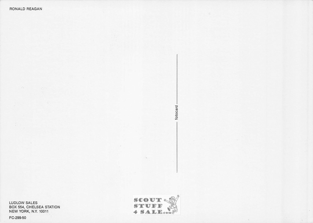 Ronald Reagan Sepia Postcard by Classico SF/Ludlow #136-299 / FC299