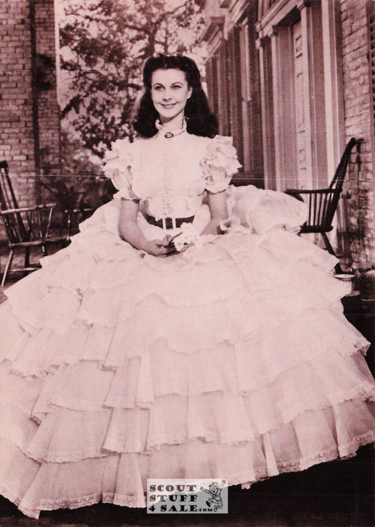 Gone With the Wind Vivian Leigh Sepia Postcard by Classico/Ludlow #136-348