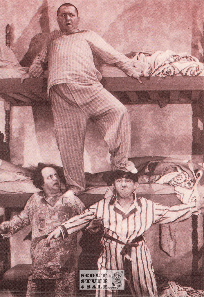 The Three Stooges Sepia Postcard by Classico SF/Ludlow #136-374