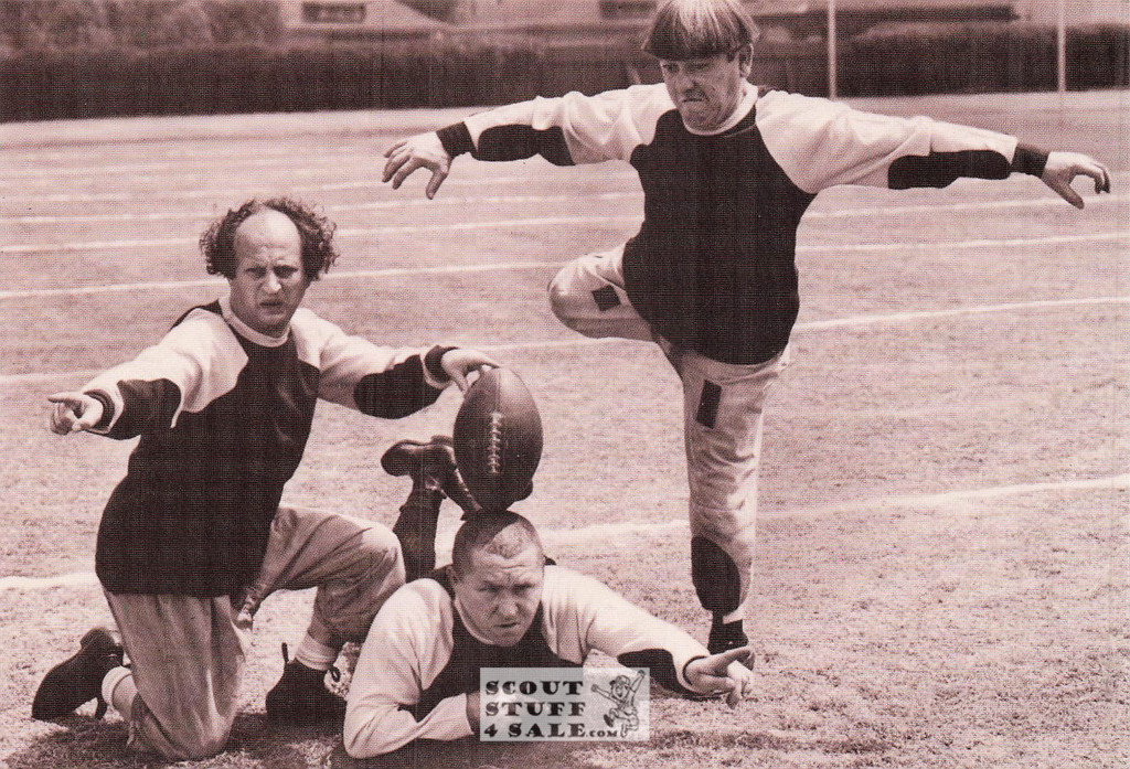 The Three Stooges Sepia Postcard by Classico SF/Ludlow #136-376