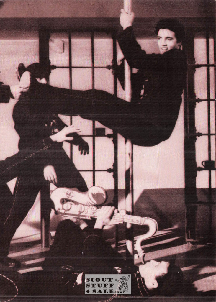 Jailhouse Rock Elvis Presley Sepia Postcard by Classico SF Ludlow Coll #136-378