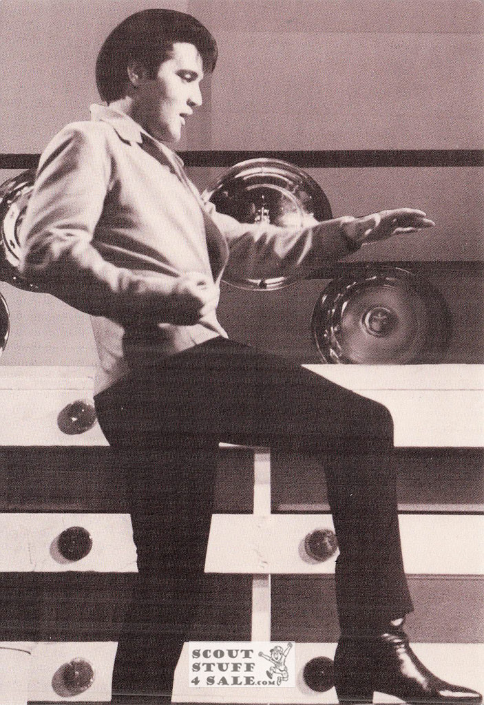 Speedway Elvis Presley Sepia Postcard by Classico SF/Ludlow  #136-379