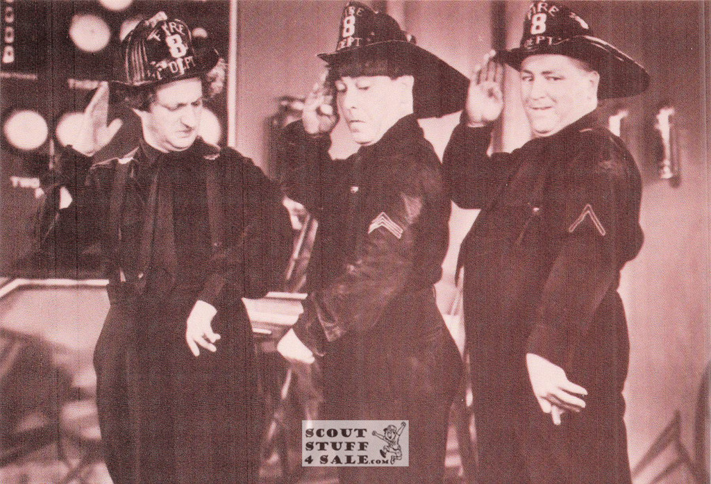 The Three Stooges Sepia Postcard by Classico SF/Ludlow #136-392