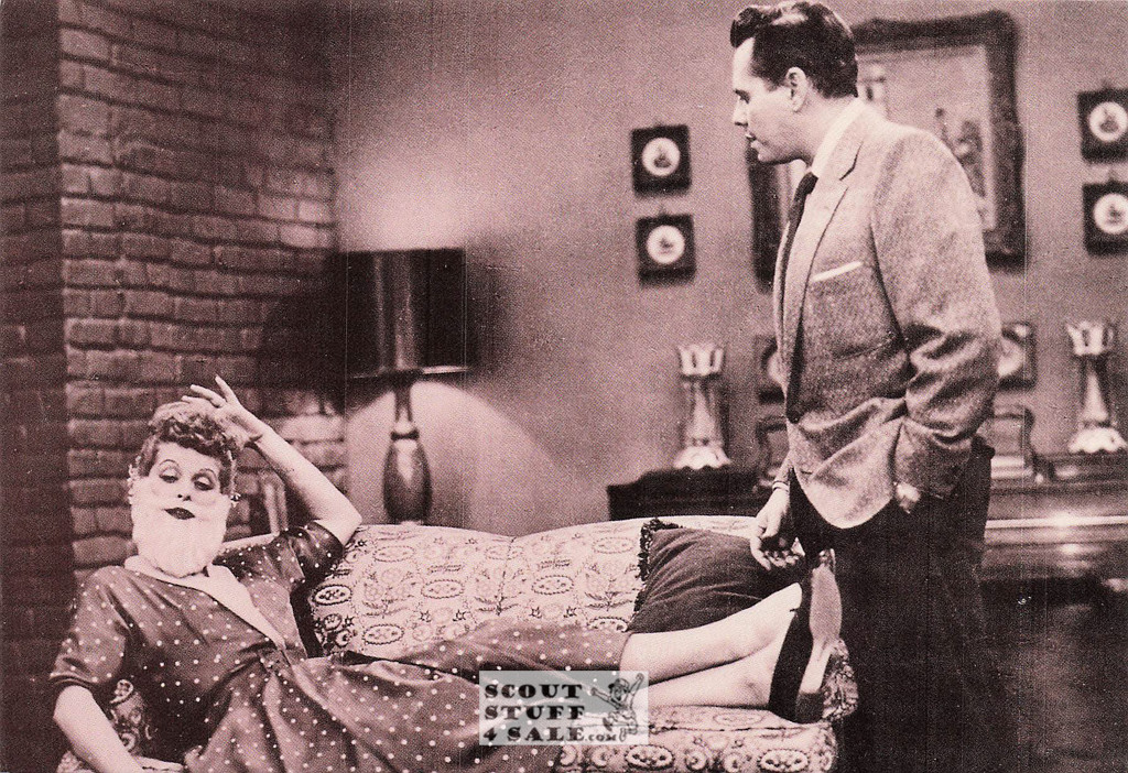 I Love Lucy  Lucille Ball Sepia Postcard by Classico SF/Ludlow #136-409