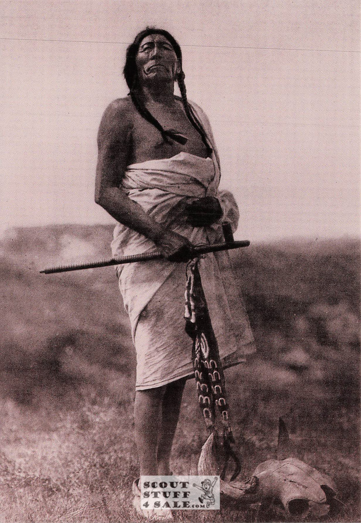 Slow Bull-O Galala Sioux Black/White Postcard by Classico SF/Ludlow #136-441