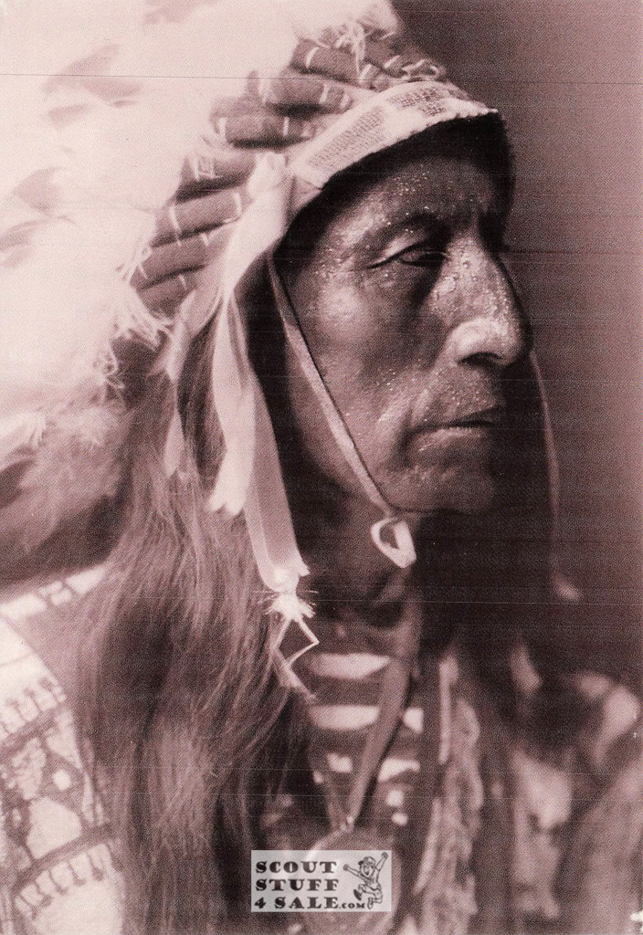 Jack Red Cloud Black/White Postcard by Classico SF/Ludlow #136-443