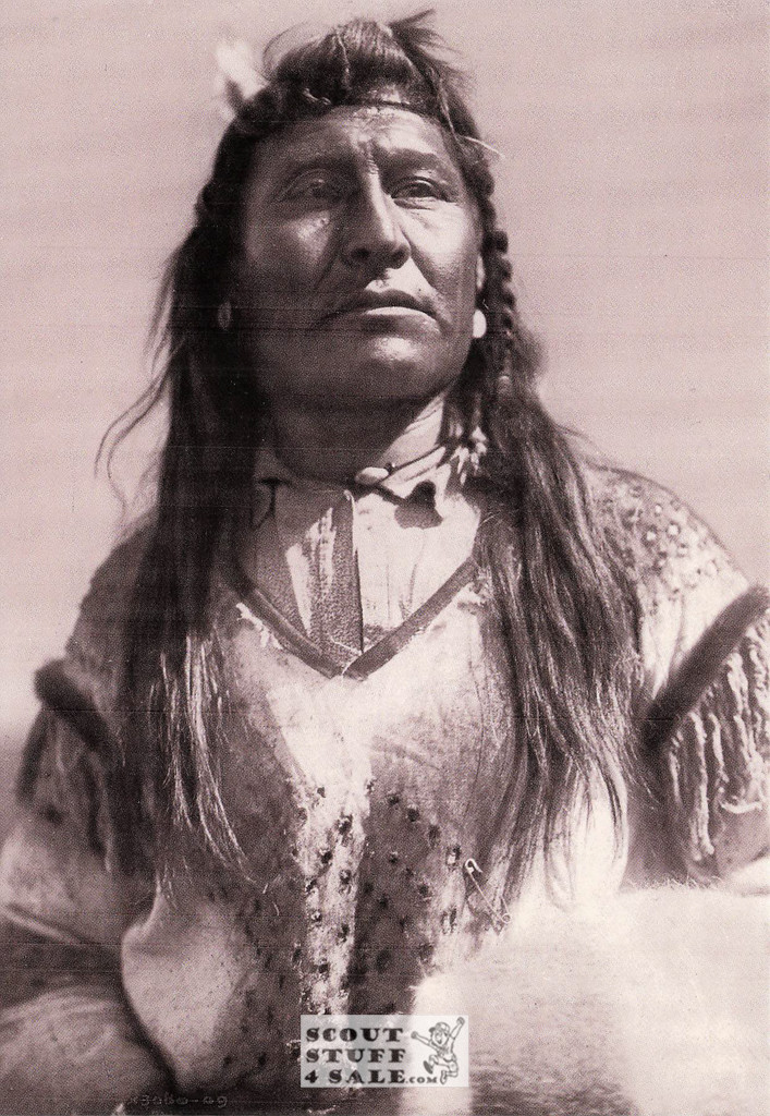 New Chest-Piegan Black/White Postcard by Classico SF/Ludlow #136-470