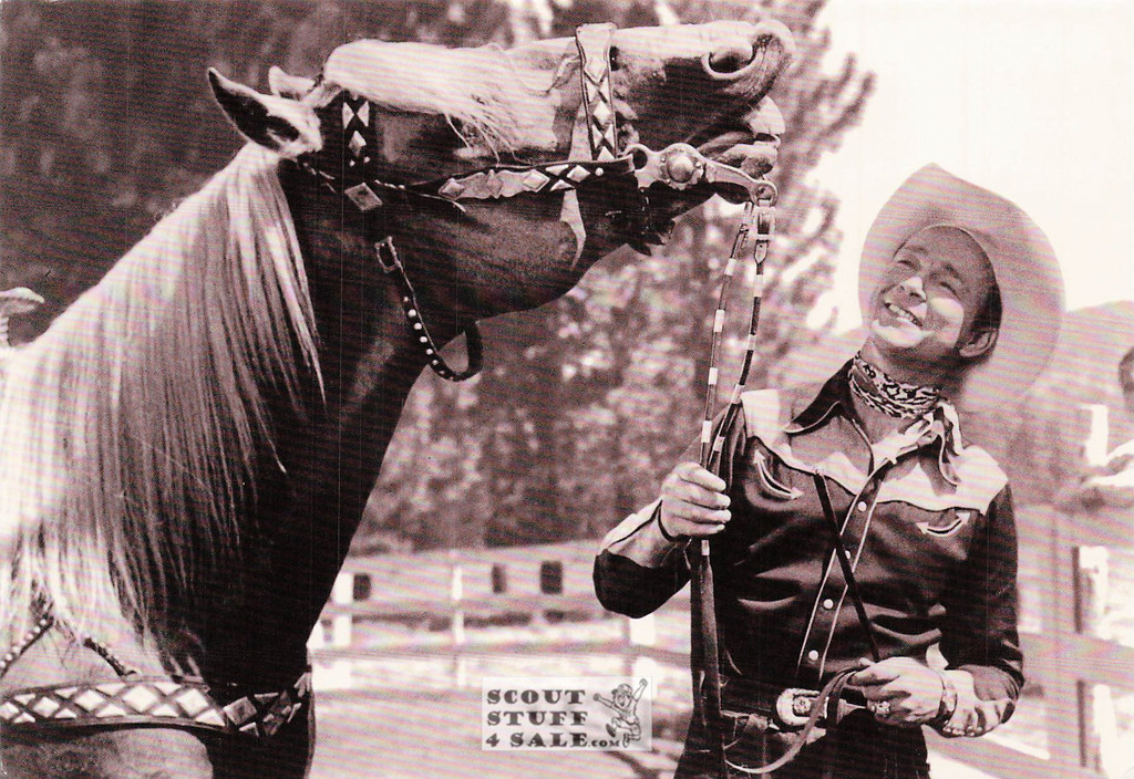 Roy Rogers Black/White Postcard by Classico SF/Ludlow #136-503