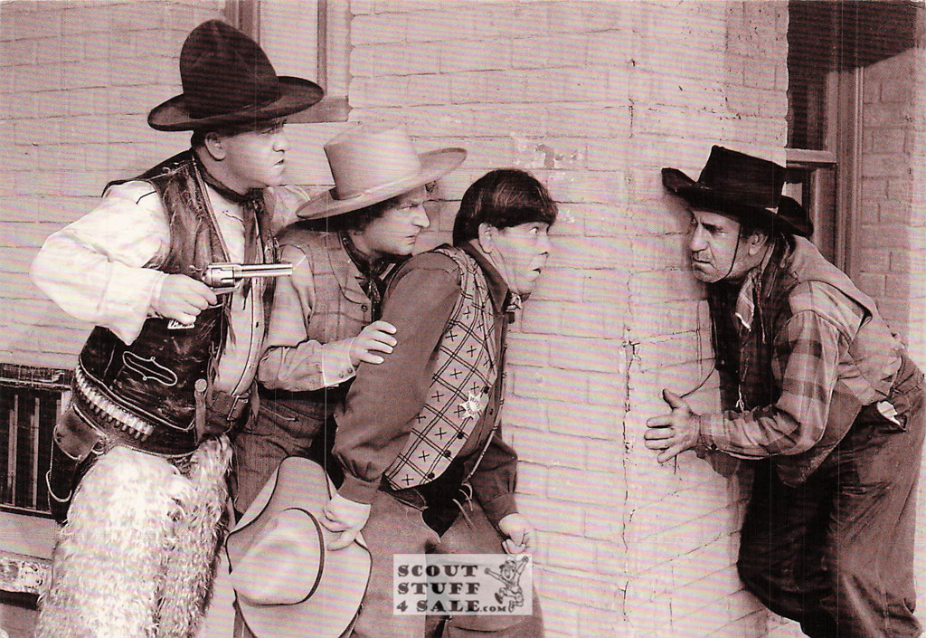 The Three Stoogies Black/White Postcard by Classico SF/Ludlow #136-550