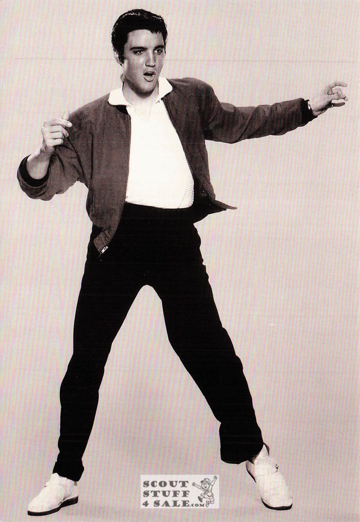 Elvis Presley Black/White Postcard by Classico San Francisco #136-561