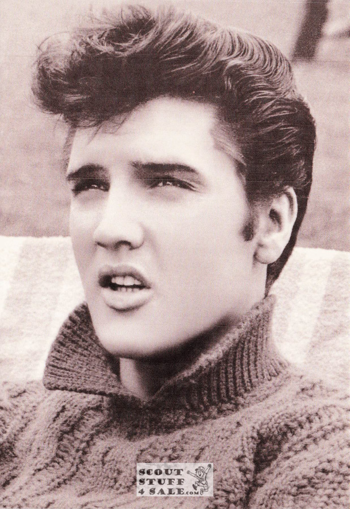 Elvis Presley Black/White Postcard by Classico San Francisco #136-600