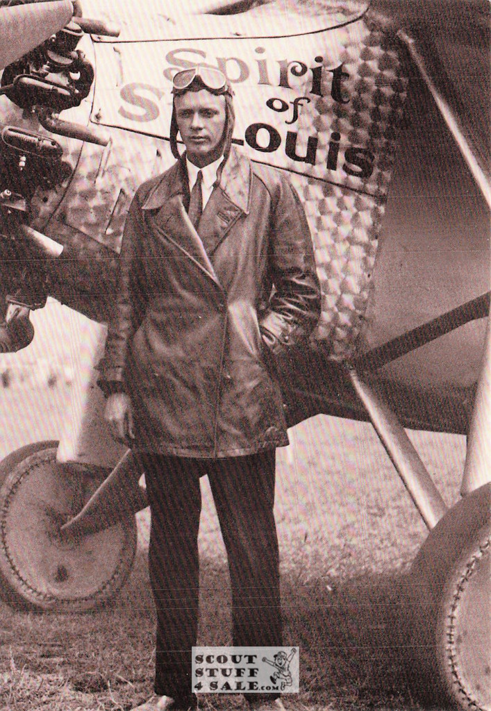 Charles Lindbergh Black/White Postcard by Classico SF/Ludlow #136-607