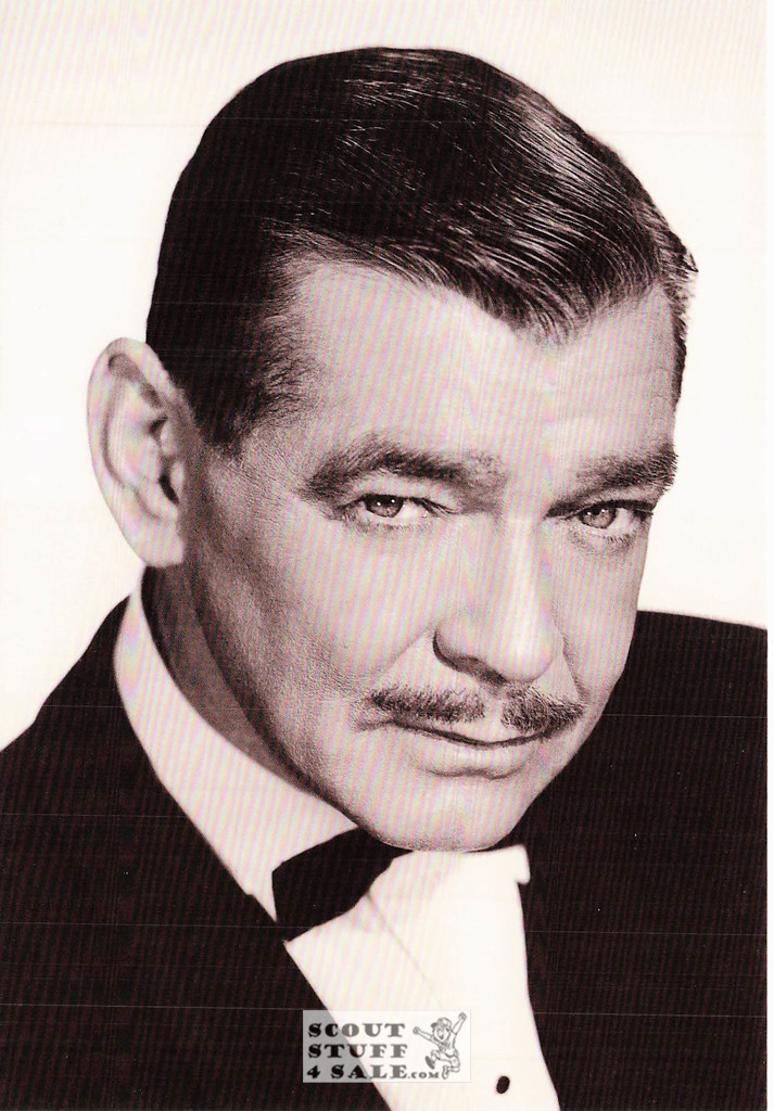 Clark Gable Black/White Postcard by Classico SF/Ludlow #136-609