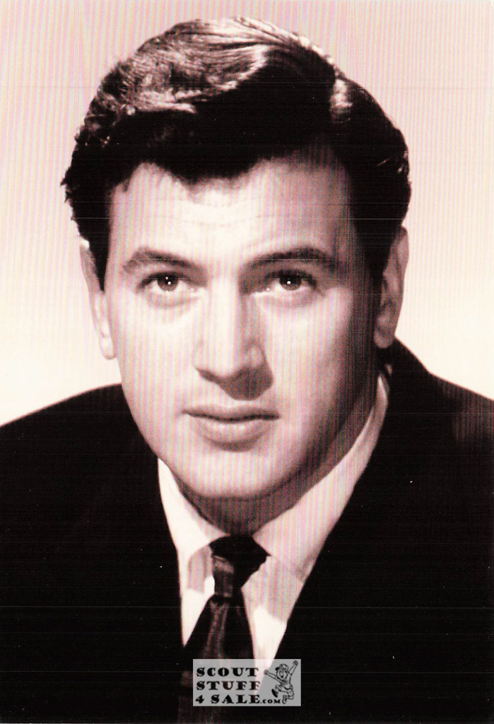 Rock Hudson Black/White Postcard by Classico San Francisco #136-618
