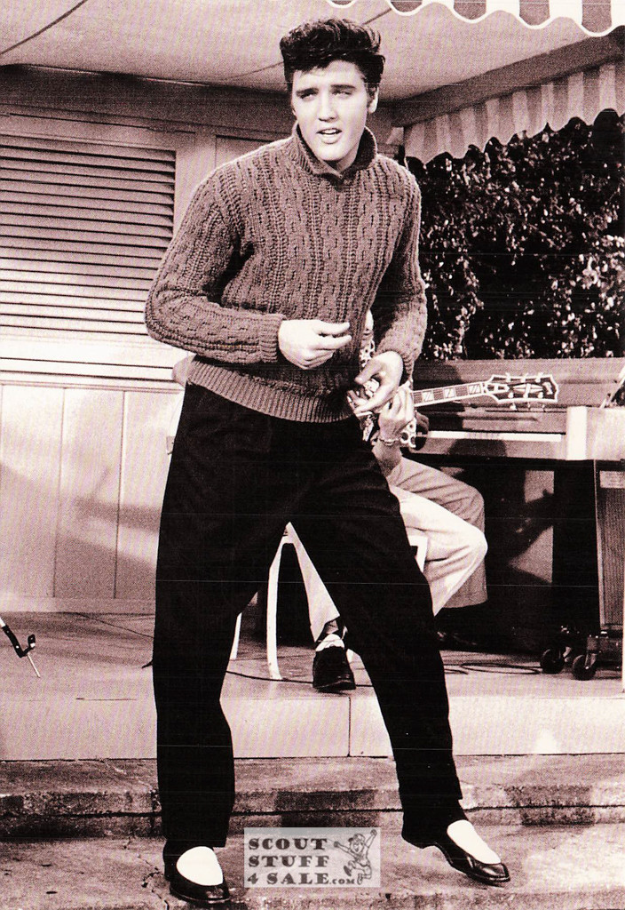 Elvis Presley Black/White Postcard by Classico San Francisco #136-627