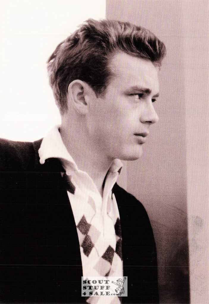 James Dean Black/White Postcard by Classico San Francisco #136-632