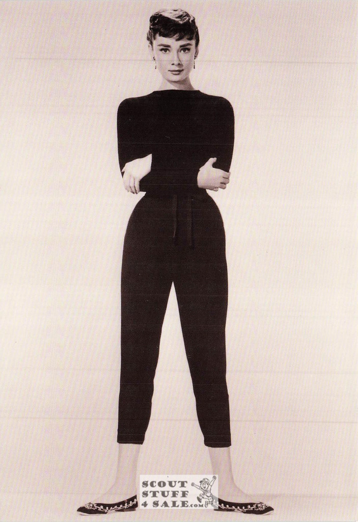 Audrey Hepburn Black/White Postcard by Classico San Francisco #136-643