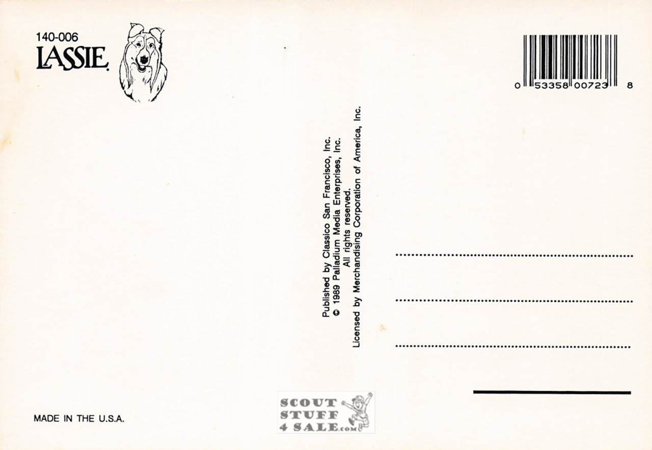 Lassie Postcard by Classico San Francisco #140-006