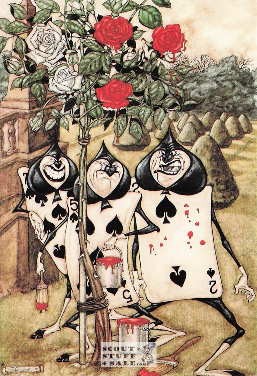 Alice in Wonderland Postcard by Angel Dominguez, Classico SF #164-014
