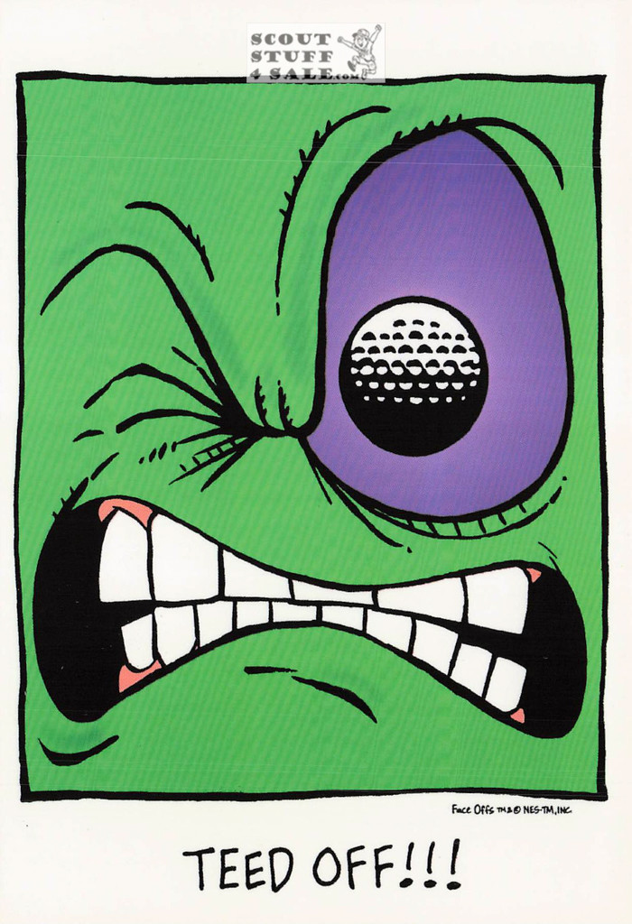 Teed Off!!! Face Offs Postcard by Classico San Francisco #165-014
