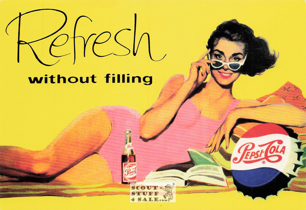 Old Pepsi Cola Advertisement Postcard by Classico San Francisco #184-004