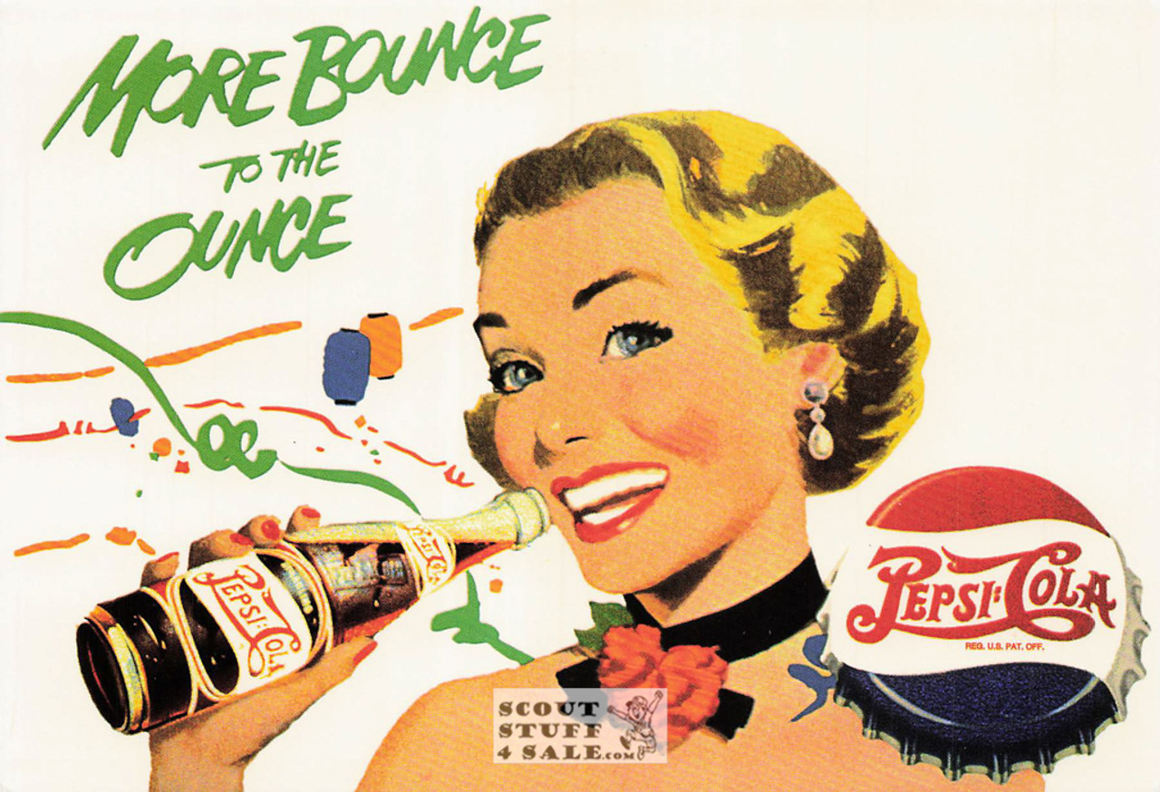 Old Pepsi Cola Advertisement Postcard by Classico San Francisco #184-017