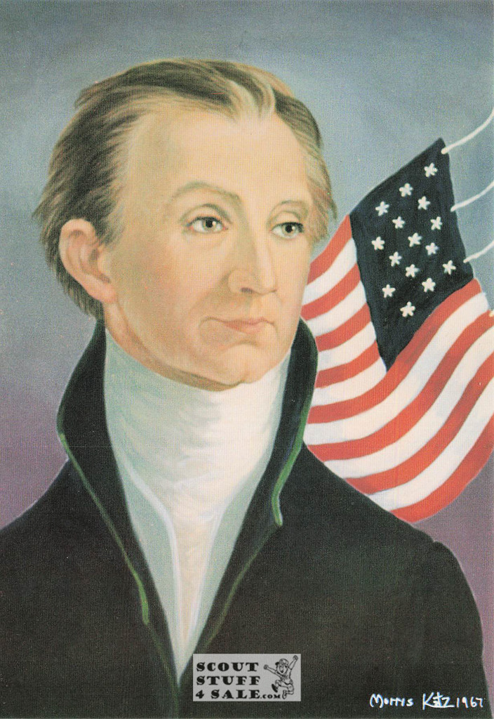 James Monroe President Painting Postcard Morris Katz by Classico #185-005