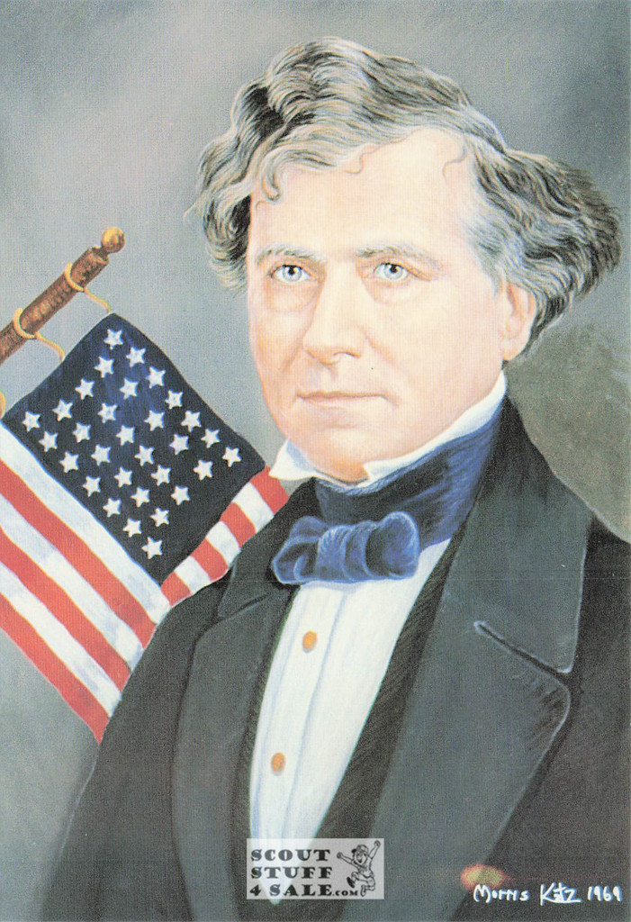 Franklin Pierce President Painting Postcard Morris Katz by Classico #185-014