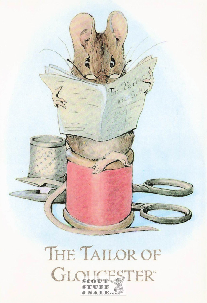 Tailor of Gloucester Beatrix Potter Postcard Classico San Francisco #193-019