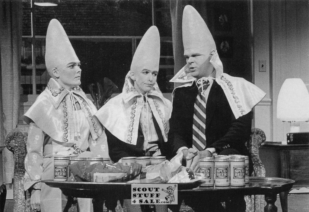 Coneheads Saturday Night Live Postcard by Classico San Francisco #232-121