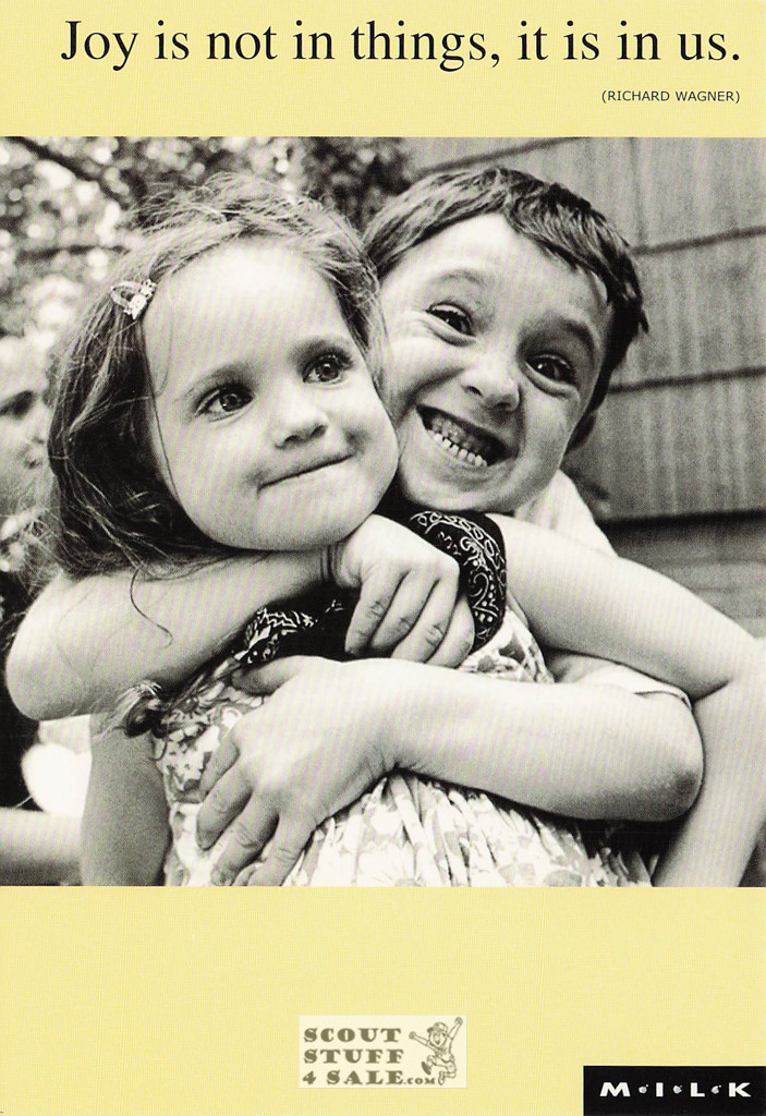 Moments Intimacy Laughter Kinship (MILK) Postcard by Classico SF #240-002