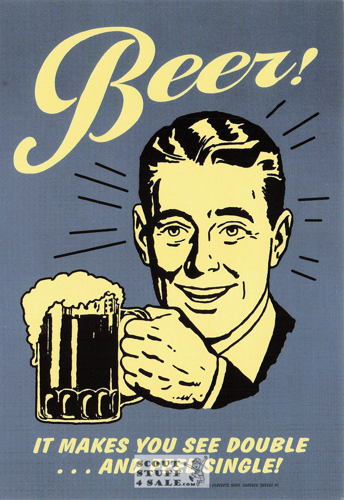 Beer RETRO Humorous Postcard by Classico San Francisco #246-002