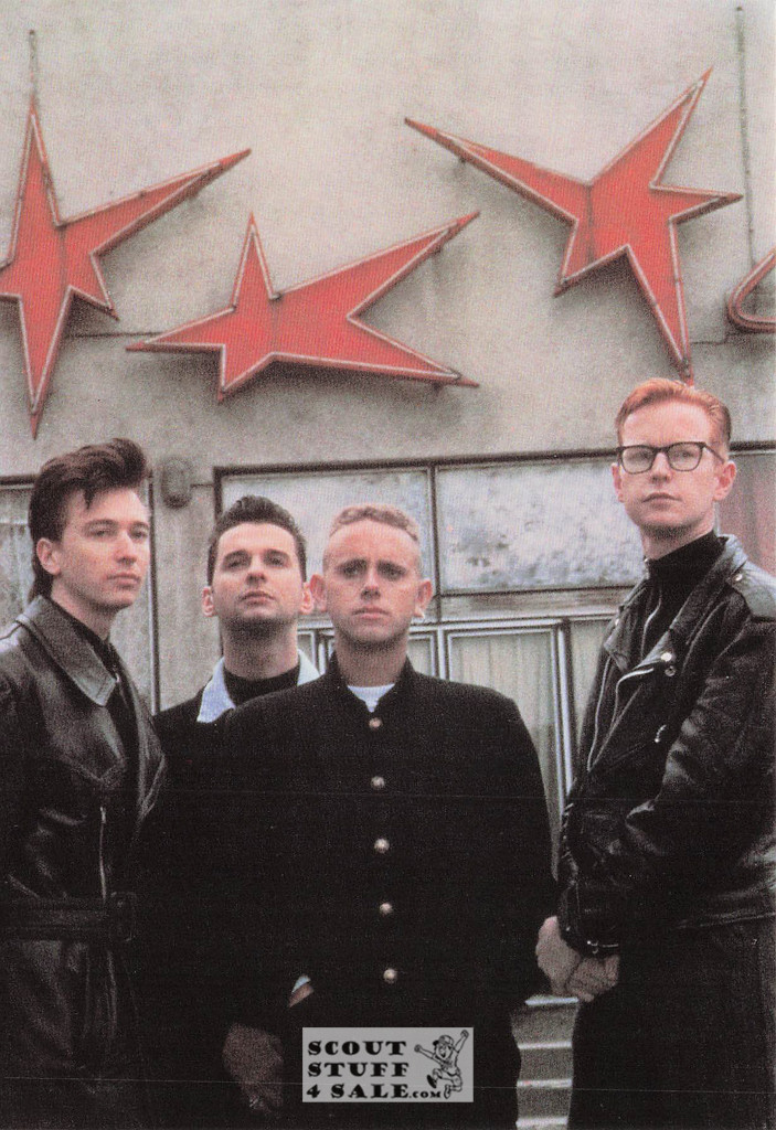 Depeche Mode Postcard by Classico San Francisco #249-011