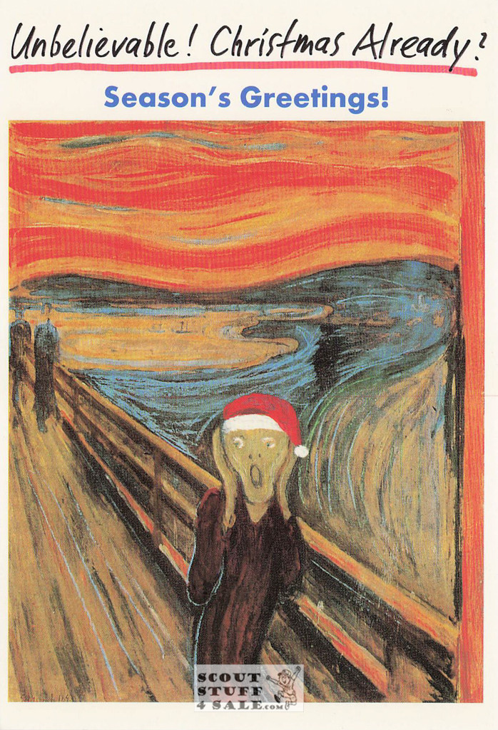 Herbert Gutsch Vintage Image Comedic Xmas Postcard by Classico SF #260-509